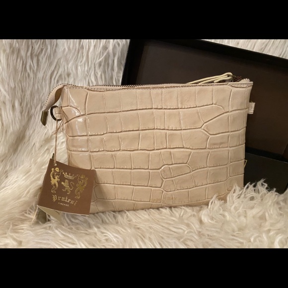 Pratesi Firenze Italian leather clutch/crossbody - Picture 2 of 3
